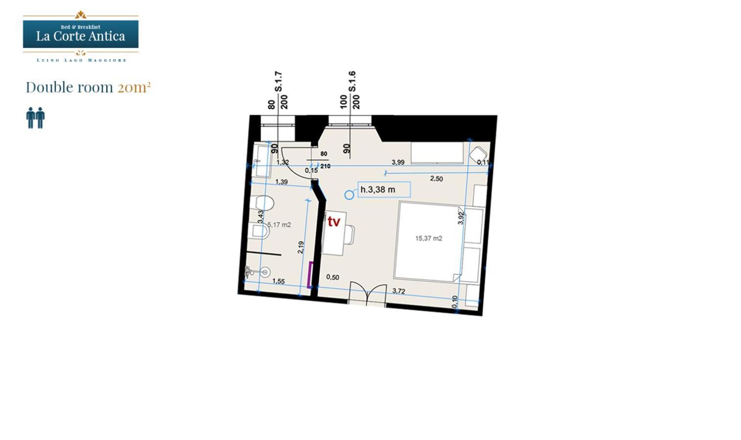 B&B La Corte Antica - Luino Lago Maggiore Екстериор снимка